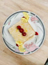 Load image into Gallery viewer, Vanilla Butter Cake with Coconut Cream Center Fresh Raspberries and Lemon Glaze (MOTHER&#39;S DAY ONLY)
