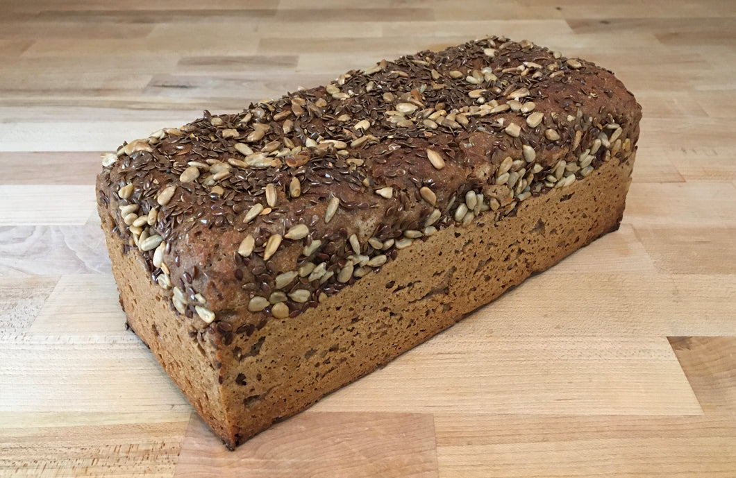 German Dark Rye Loaf (NO SEEDS)